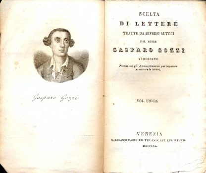 Scelta di lettere tratte da diversi autori dal Conte Gasparo Gozzi.