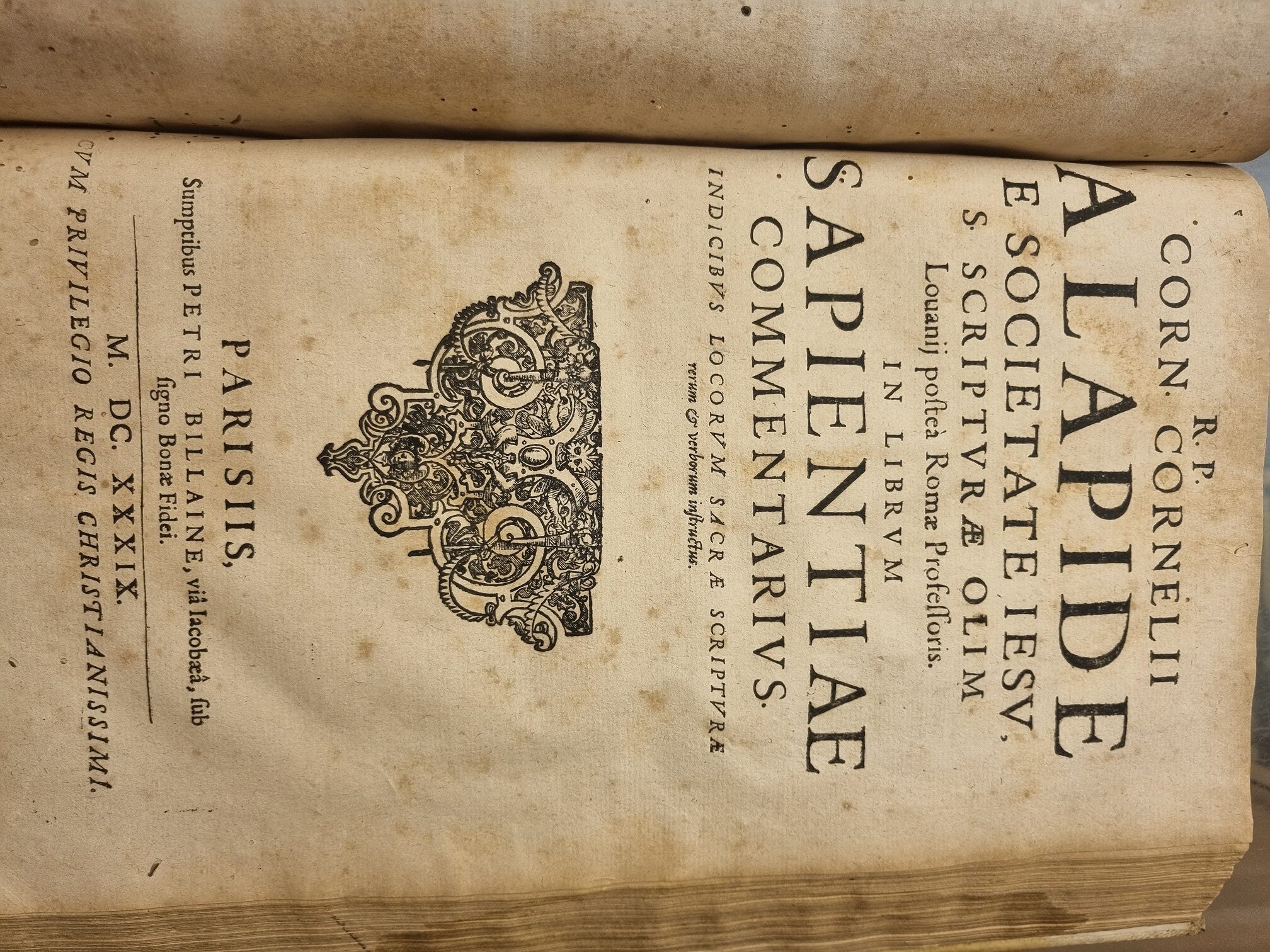 Commentarius in Ecclesiasten, Canticum Canticorum et Librum Sapientiae. - immagine 2