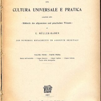 Sinossi della cultura universale pratica. Compilata sulla "Bibliotek des allgemeinen und practischen Wissens".