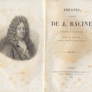 Theatre complet. Precéde d'une notice par M. Auger.