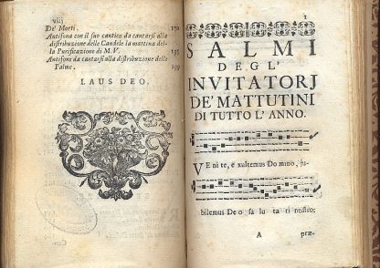 Il Cantore addotrinato, ovvero Regole del canto Corale, ove con breve, e facil metodo s'insegna la pratica de' precetti più necessarj del Canto Fermo.