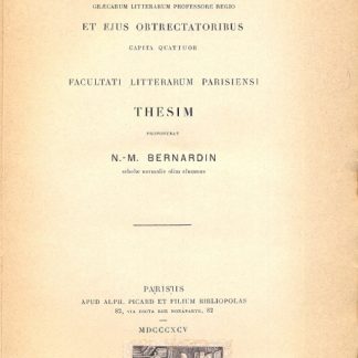 De Petro Monmauro , graecarum litterarum professore regio et ejus obtrectatoribus capita quattuor facultati litterarum parisiensi Thesim.