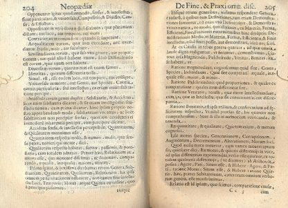 Neopaedia. Sive nova, aut inexplicata hucusq. in discendis, arq. docendis, methodi Ratio. Cuius ductu, quis facile ac tuto possit rerum ferie, ac nexu spectatis, de omnibus disserere; ac disceptare. Et, an benè idem hucusque caeteri coniectarint, sententiam ferre. Ex Platonis potissimum atque Aristotelis principijs eruta ...