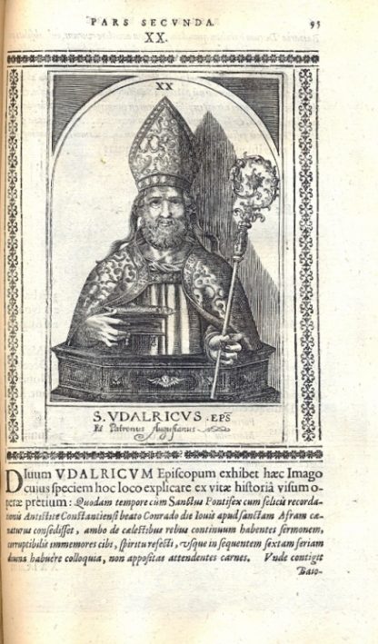 Basilica SS. Udalrici et Arae Imperialis Monasterii Ord. S. Benedicti Augustae Vindel. Historice descripta atq aeneis figuris illustrata. Cum brevi chronico eiusdem usquè ad nostra tempora, curis secundis et auspicys. Rndissimi & Amplissimi in Christo P. ac. D. Dni Bernardi Monastery èiusdem abbatis S. Caesarea Maiestatis Capellani.