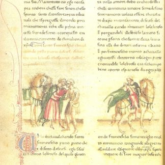 Leggienda del Beato Messer Sancto Franciescho d'Assisi. Commenti al manoscritto Gaddi 112 conservato presso la Biblioteca Laurenziana di Firenze.