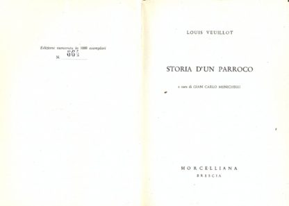 Storia d'un parroco.