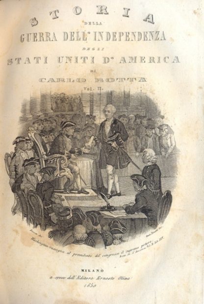 Storia della Guerra dell'Indipendenza degli Stati Uniti d'America. Vol. 2°.