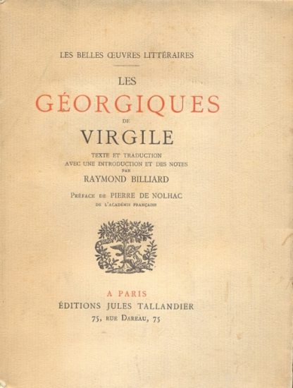 Les Georgiques di Virgile.