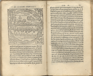 Macrobij interpretatio in somnium Scipionis à Cicerone confictum. Eiusdem Saturnaliorum libri septem.