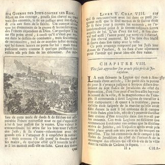 Histoire de la Guerre des Juifs contre les Romains.