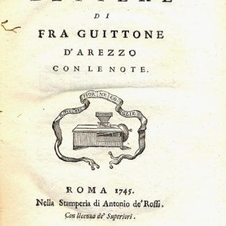 Lettere di Fra Guittone d'Arezzo. Con le note.