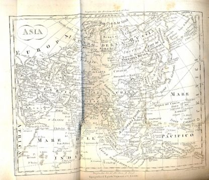 Compendio di geografia. Compilato sulle opere più recenti dei migliori geografi. Nuovissima edizione nella quale tra i fatti più attuali della cosmologia, geografia, statistica, industria e commercio sono indicate tutte le strade ferrate e linee telegrafiche attualmente in esercizio in Europa. Coll'aggiunta dei sunti storici scritti e condotti fino ai nostri giorni da A. Pau. Con sette carte geografiche compresa quella dell'Italia.