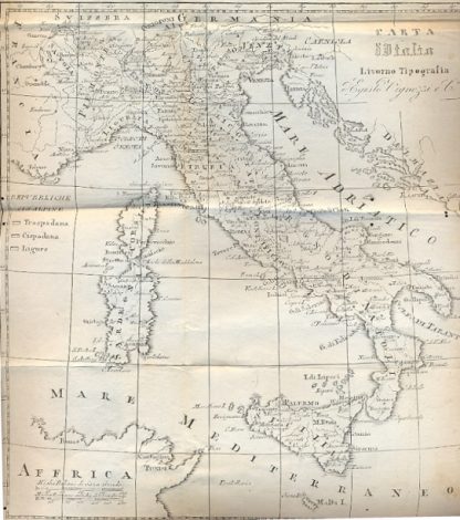 Compendio di geografia. Compilato sulle opere più recenti dei migliori geografi. Nuovissima edizione nella quale tra i fatti più attuali della cosmologia, geografia, statistica, industria e commercio sono indicate tutte le strade ferrate e linee telegrafiche attualmente in esercizio in Europa. Coll'aggiunta dei sunti storici scritti e condotti fino ai nostri giorni da A. Pau. Con sette carte geografiche compresa quella dell'Italia.