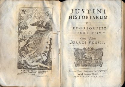 Historiarum ex Trogo Pompejo. Libri XLIV. Cum notis Isaaci Vossii.