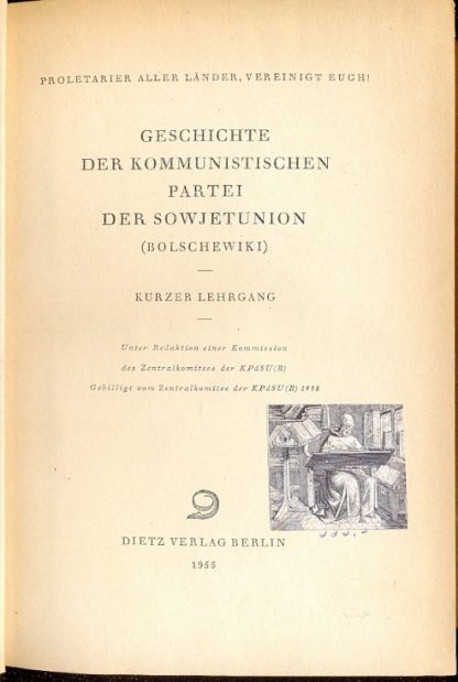 Geschichte Der Kommunistischen Partei Der Sowjetunion (Bolschewiki).