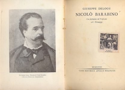 Nicolò Barabino. Con prefazione del Prof. A. Vernazza.