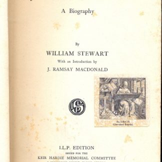 J. Keir Hardie. A biography. With an introduction by J. Ramsay Macdonald.