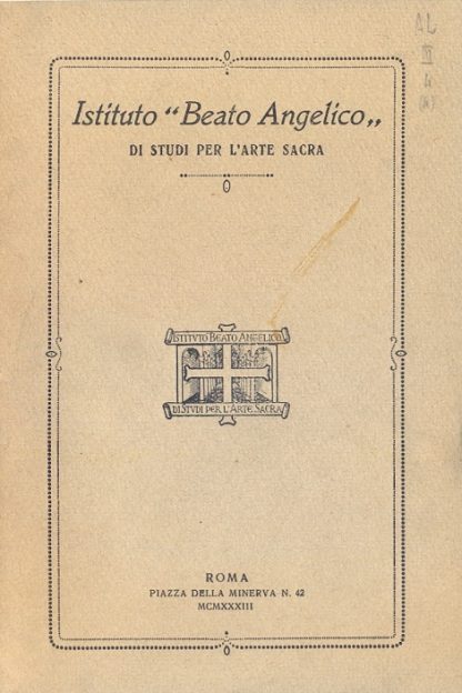 Istituto Beato Angelico di studi per l'Arte Sacra.