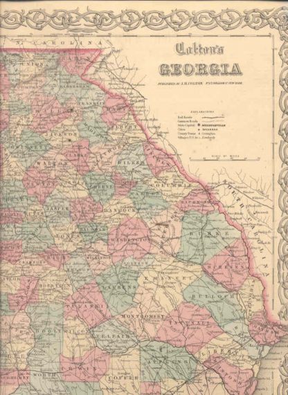 Carte geografiche di Stati e Città dell'America.