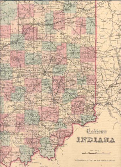 Carte geografiche di Stati e Città dell'America.