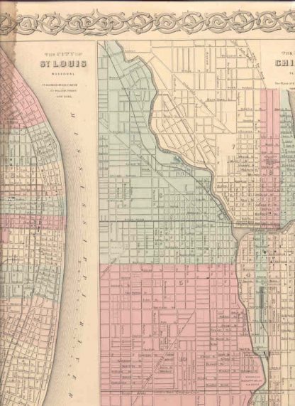 Carte geografiche di Stati e Città dell'America.