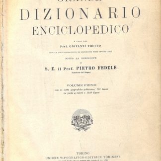 Grande Dizionario Enciclopedico.