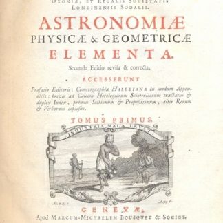 Astronomiae physicae & geometricae elementa.