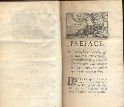 Defense des nouveaux chrestiens et des missionnaires de la Chine, du Japon et des Indes. Contre deux livres intitulez, La Morale pratique des Jesuitesm, e l'Esprit de M. Arnauld.