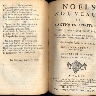 Noels nouveaux sur les chants des noels anciens, notez pour en faciliter le chant. Nouvelle edition, revue e corrigee.