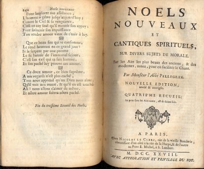 Noels nouveaux sur les chants des noels anciens, notez pour en faciliter le chant. Nouvelle edition, revue e corrigee.