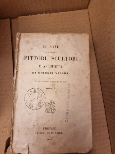 Le vite de più eccellenti pittori, scultori e architetti. Vol. I e II.