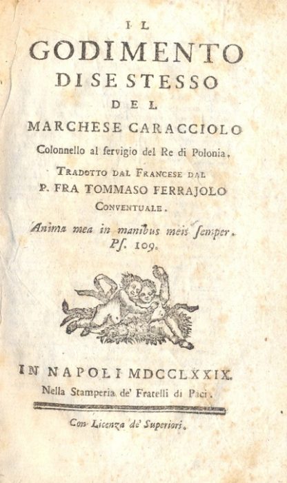 Il godimento di se stesso. Tradotto dal francese da Tommaso Ferrajolo.