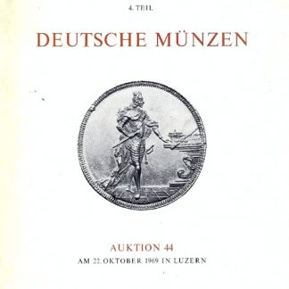 Munzsammlung aus altem adelsbesitz , 4° teil. Deutsche munzen: Geistlichkeit, Neufursten, Sachesen.