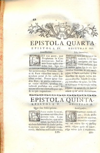 Sancti Patris Nostri Gregorii Episcopi Nyssae Epistolae Septem Primo latine vertit, e edit commentariis nonnullisque animadversionibus adjectis J. B. Caracciolus C. R. in pisano lyceo publicus philosophiae professor.