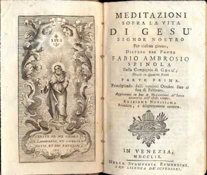 Meditazioni sopra la vita di Gesù Signor Nostro per ciascun giorno .