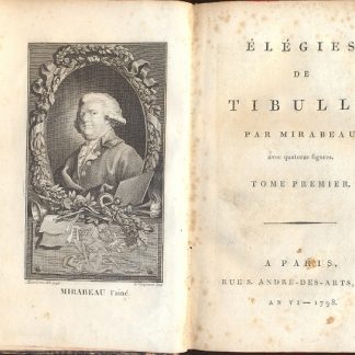 Elegies de Tibulle.