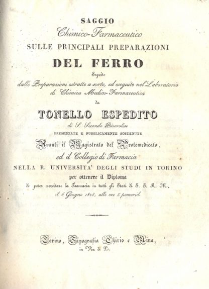 Opera miscellanea contenente numerosi saggi chimici su acidi , minerali e gas.