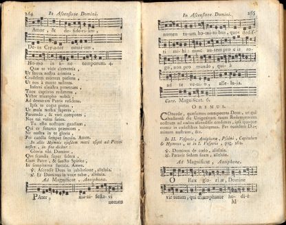 Epitomae antiphonarii romani, seu vesperale pro cunctis anni diebus, in quo continetur antiphonae, psalmi, capituale, hymni, commemorationes, orationes, e completorium. Cum Officio Sanctorum novissime a Summis Pontificibus usque ad Pium VI concessis, quae suis locis inserta reperiuntur.