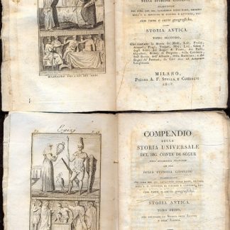 Compendio della storia universale . Ad uso della studiosa gioventù. Storia antica.