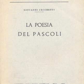 La poesia del Pascoli.