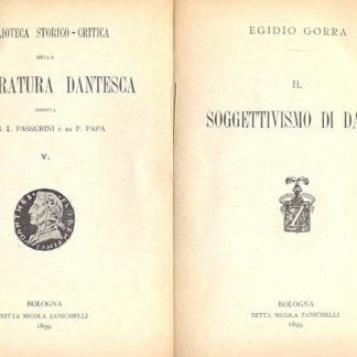 Il soggettivismo di Dante.