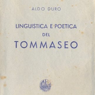 Linguistica e poetica del Tommaseo.