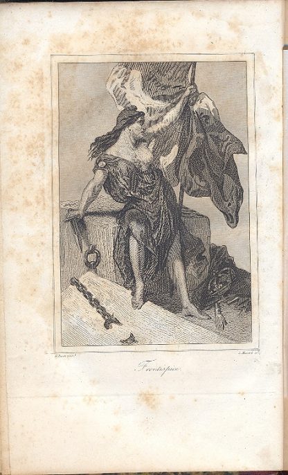 Les francais sous la revolution . avec quarante scenes et types dessines par M. H. Baron, graves sur acier par M. L. Massard.