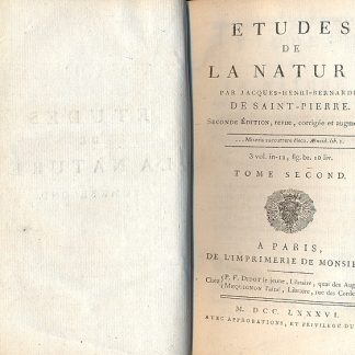 Etudes de la nature.