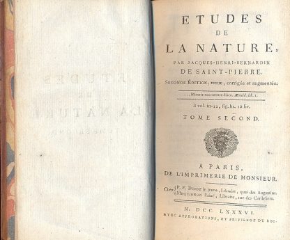 Etudes de la nature.