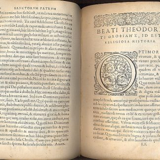 Palladii Divi Evagrii discipuli lausiaca quae dicitur historia, et Theodoreti Episcopi Cyri ....., id est religiosa historia. Quorum uterque continet instituta, res gestas, & miracula piorum virorum sui temporis. Gentiano Herveto Aurelio interprete.