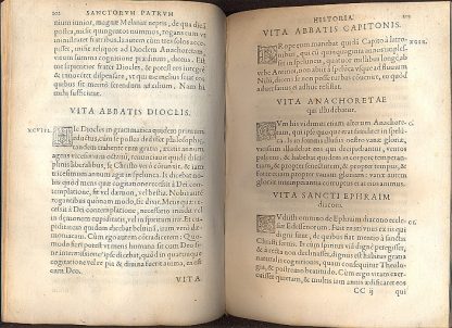 Palladii Divi Evagrii discipuli lausiaca quae dicitur historia, et Theodoreti Episcopi Cyri ....., id est religiosa historia. Quorum uterque continet instituta, res gestas, & miracula piorum virorum sui temporis. Gentiano Herveto Aurelio interprete.