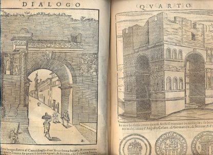 De notis romanorum commentarius in quo earum interpretationes quotquot reperiri potuerunt collegit, litterarum ordine digessit, observationes adiecit Sertorius Ursatus. - Dialoghi di don Antonio Agostini arciuescovo di Tarracona intorno alle medaglie inscrittioni et altre antichita tradotti di lingua spagnuola in italiana da Dionigi Ottauiano Sada & dal medesimo accresciuti con diuerse annotationi, & illustrati con disegnidi molte medaglie & d'altre figure.