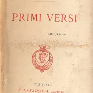 Primi versi.