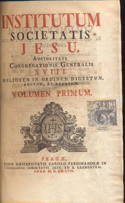 Institutum Societatis Jesu, Auctoritate Congregationis Generalis XVIII. Meliorem in ordinem digestum, auctum, et recusum.